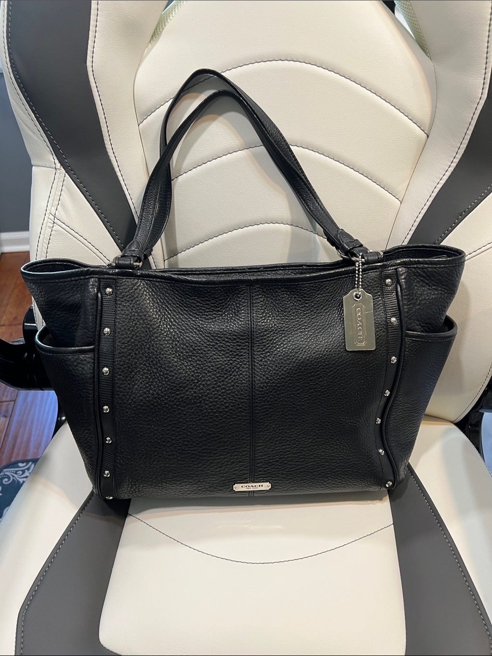 Coach Park Carrie Leather Bag